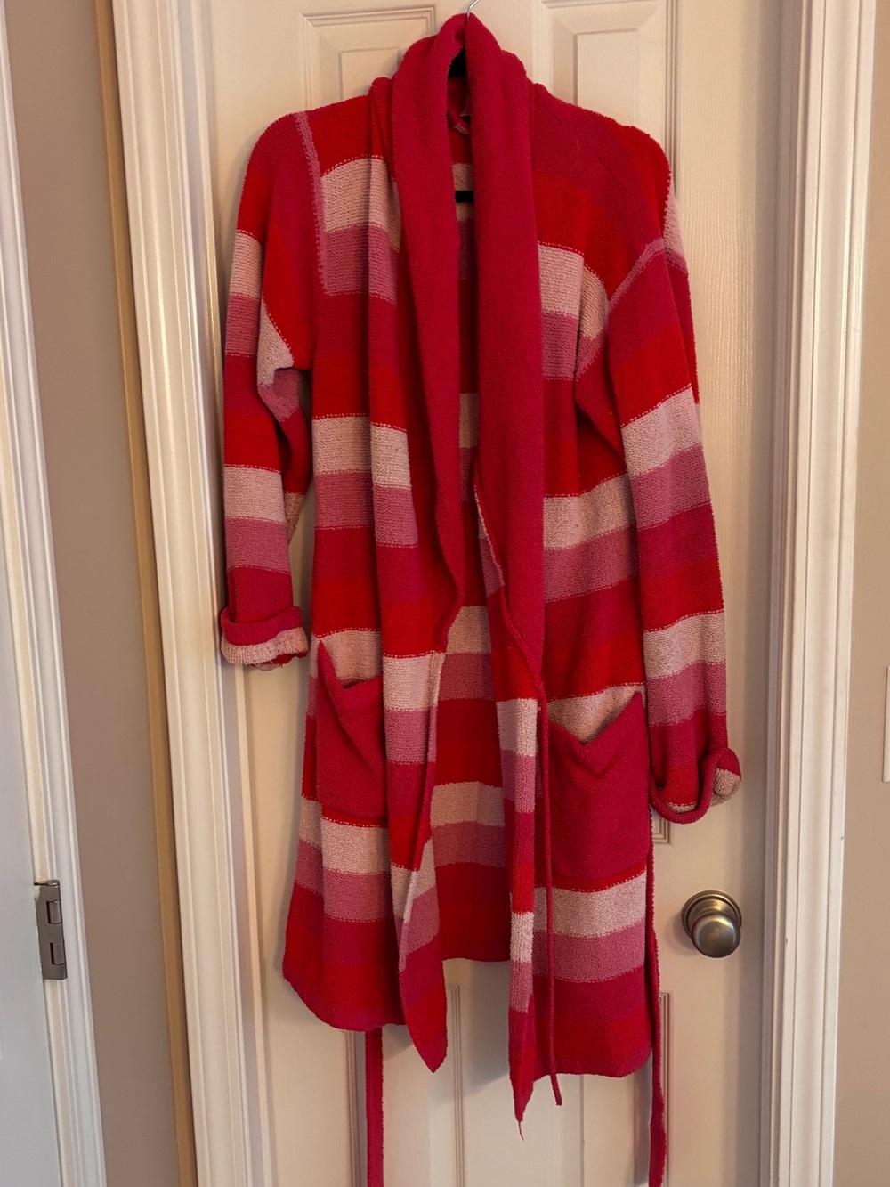 Victoria’s Secret Pink Striped Robe | Medium